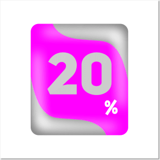 20 percent discount Posters and Art